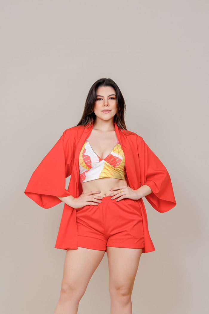 Kimono Ibiza Coral_