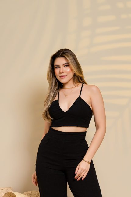 Calça Natália Skinny Preta_