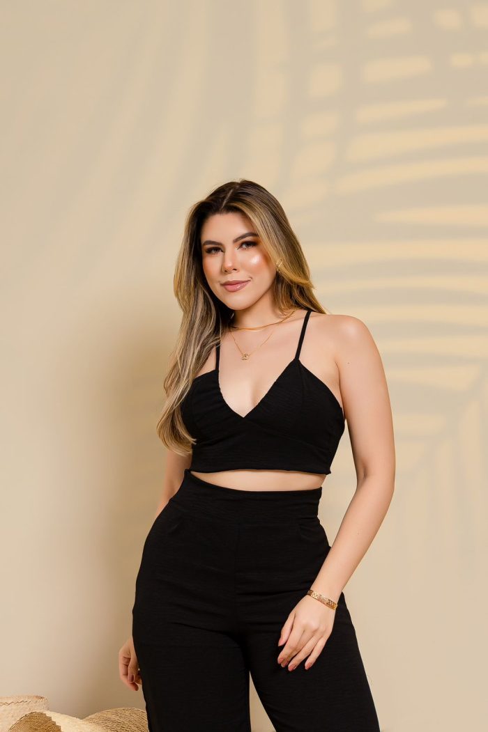 Calça Natália Skinny Preta_