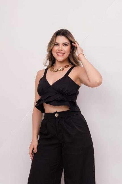 Cropped Priscila Preto